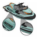 Adesivo Para Jet Ski Nome E Numeração Inscrição Embarcações