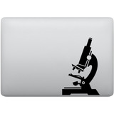 Adesivo Para Notebook Pesquisador Microscópio