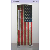 Adesivo Parede Quarto Bandeira Estados Unidos 40x80cm
