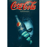 Adesivo Pepsi Halloween Coca Cola -art & Decor 30 Cm X 42 Cm