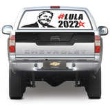 Adesivo Perfurado Vidro Traseiro Carro Lula 2022 Pt Pickup 3