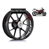 Adesivo Premium Interno Roda Moto Triumph Street Triple 675