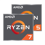 Adesivo Processador Amd Ryzen 5 / Ryzen 7 Original Novo