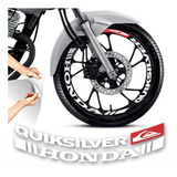 Adesivo Quicksilver Honda Cg160 Ploter De Roda Modelo Grande