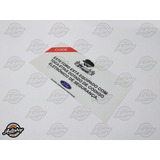 Adesivo Rádio Toca-fitas Ford Escort Xr3 Ghia 88 89 90 91 92