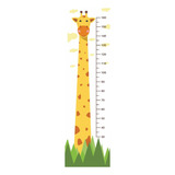 Adesivo Régua De Altura Crescimento Infantil Girafa