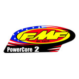 Adesivo Réplica Ponteira Fmf Powercore 2 Para Motos 2 Tempos
