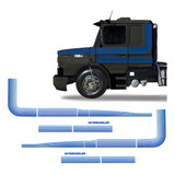 Adesivo Scania 112 113 Faixa Lateral 1986/1991 Varias Cores Cor Azul