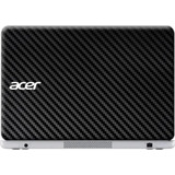 Adesivo Skin Notebook Acer Fibra De Carbono Preto