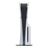 Adesivo Skin Pelicula Central P/ Playstation 5 Ps5 Slim Disk Cor Preto Carbono Ps5 Slim Disco