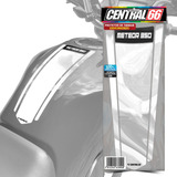 Adesivo Tanque Envernizado Royal Enfield Meteor 350 Gravata Cor Branco Total