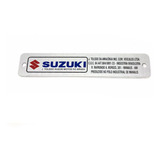 Adesivo Targeta Suzuki Yes Intruder Gsr 125 150 Original 