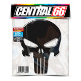 Adesivo The Punisher Toyota Etios Platinum Resinado Caveira