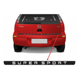 Adesivo Traseira Corsa Hatch Super Sport Cor Preto