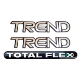 Adesivos 01 Total Flex E 02 Trend Gol Fox Parati Saveiro
