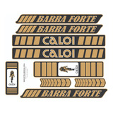 Adesivos Antiga Bicicleta Caloi Barra Forte 1979 Dourado