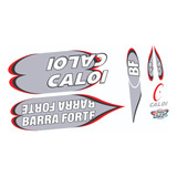 Adesivos Antiga Bicicleta Caloi Barra Forte Mod 2 Cinza