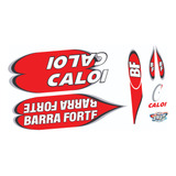 Adesivos Antiga Bicicleta Caloi Barra Forte Mod 2 Vermelho
