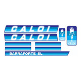 Adesivos Antiga Bicicleta Caloi Barra Forte Sl 1982 Azul