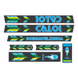 Adesivos Antiga Bicicleta Caloi Berlinetinha Dob 78 Azul Met
