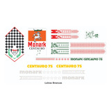 Adesivos Antiga Bicicleta Monark Barra Dupla Circular 1975