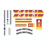 Adesivos Antiga Caloi Berlinetinha 1983 Laranja