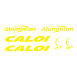 Adesivos Caloi Aluminum Amarelo Mtb Montain Bike