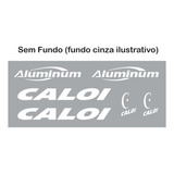 Adesivos Caloi Aluminum Branco Mtb Montain Bike