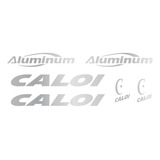 Adesivos Caloi Aluminum Prata Mtb Montain Bike