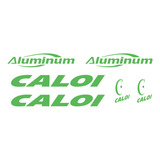 Adesivos Caloi Aluminum Verde Mtb Montain Bike