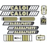 Adesivos Caloi Barra Forte Luxo 1979