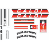 Adesivos Caloi Berlinetinha 1983 Vermelho