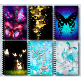Adesivos Capa De Caderno Borboleta [02] Transformação Jardim