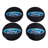 Adesivos Emblema Centro De Roda Compatível Ford 68mm Cl9