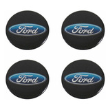 Adesivos Emblema Resinado Roda Ford 58mm Cl8 Fk