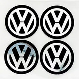 Adesivos Emblema Roda Resinado Volkswagen 48mm Cl15 Cor Padrão