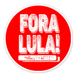 Adesivos Fora Lula Impeachment Politica Moto Carro 10 Unid