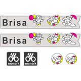 Adesivos Monark Brisa Aro 14 1987