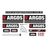 Adesivos Munck Argos Agi 20.5 + Etiqueta Advertência Mk