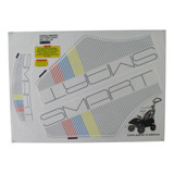 Adesivos Para Carrinho Smart Comfort Ref 532/533 Bandeirante