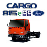 Adesivos Resinados Emblemas Ford Cargo 815e Completo Cummins Cor Azul