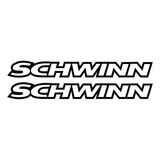 Adesivos Schwinn Preto 2x 20cm Spinning Bike