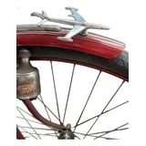 Adorno De Alumínio De Para Lamas Bicicletas Antigas - Avião