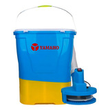 Adubadeira Costal À Bateria 20 Litros Com Manopla - Yamaho Cor Azul