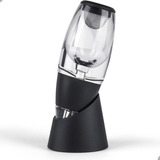Aerador De Vinho Deluxe Portátil - Decanter Com Filtro De Sedimentos E Base Elegante - Oxigenação Instantânea - Eleve A Degustação De Vinhos Tintos - Marca Lorben