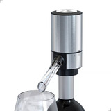 Aerador E Dispensador De Vinho Elétrico Decantador De Vinho Cor Prateado