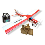 Aeromodelo Calmato Treinador Completo Com Controle 6c Kit 5s