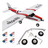 Aeromodelo Cessna 182 120cm Kit + Trem De Pouso + 4 Servos