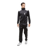 Agasalho Masculino Jaqueta Calça Liverpool Preto