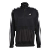 Agasalho Masculino adidas Malha Zíper 3/4 Aeroready He2233